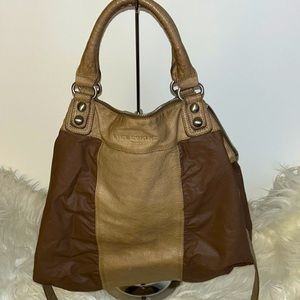 Liebeskind Leather Satchel Bag Brown Tan